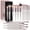 champagne, variant on Huauoo 20Pcs Makeup Brushes Set Premium Synthetic Foundation Powder Concealer Eyeshadow Eyebrow Lip Brush Kit with Portable Brush Storage Bucket for Full Face Makeup