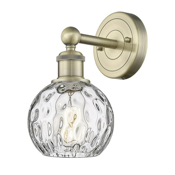 Innovations Lighting - Athens Water Glass - 1 Light Wall Sconce In Industrial