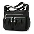 thumbnail image 2 of zttd women fashion waterproof large capacity travel messenger bags shopping handbags, 2 of 3