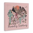 thumbnail image 3 of Stupell Industries Howdy Cowboy Pink Canyon Canvas Wall Art design by Jedco Brands, Inc., 30 x 30, 3 of 7