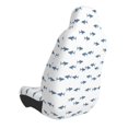 thumbnail image 2 of Wukai Cute Shark Full Set Car Seat Covers with Soft Padding Universal Auto Front Seats Protector and Cushion Mat, 2 of 5