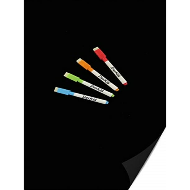 dry erase blackboard with chalkboard design for kitchen fridge