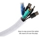 thumbnail image 2 of Funda de gestión de cables, protector de cable trenzado CrocSee de 3 m, 2 of 6