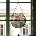 thumbnail image 3 of Bee Staned Glass Suncatcher Ornament, Bee Christmas Ornament, Bee Stained Glass Decor, Unique Ornaments for Christmas 2025, Christmas Funny Gifts Sb6ejv, 3 of 5