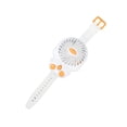 thumbnail image 4 of Mini reloj con ventilador con correa cómoda USB recargable lindo reloj de pulsera con forma de pato ventilador para niños uso en interiores y exteriores blanco, 4 of 14