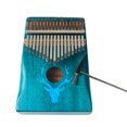 thumbnail image 1 of Kalimba Mbira Thumb Finger Piano Portable 17 Keys Solid Wood Musical Instrument Gift for Music, 1 of 7