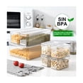 thumbnail image 5 of Organizador Refrigerador Cocina Set 7 Contenedores Con Tapa TRANSPARENTE, 5 of 5