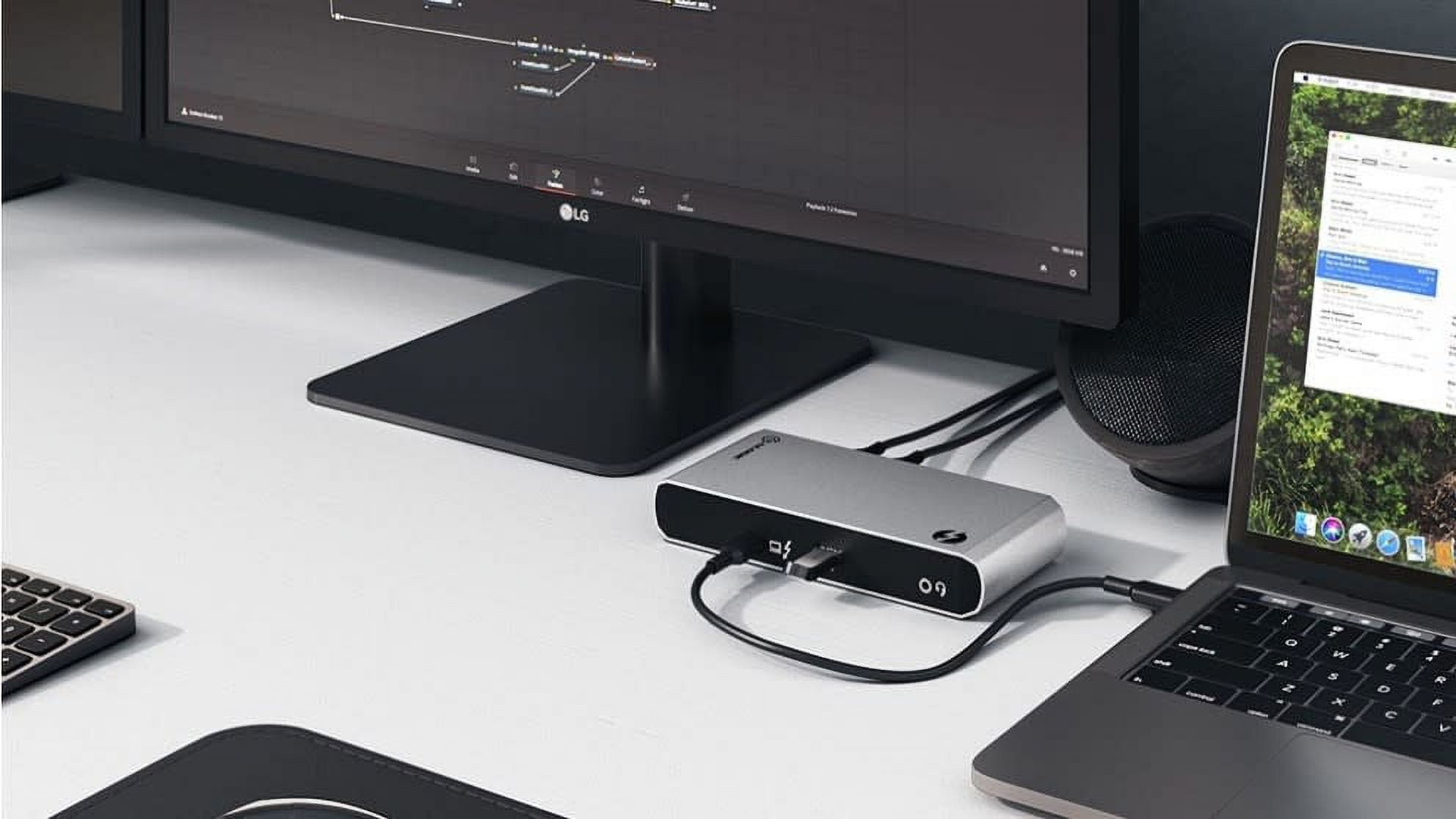 ALOGIC Thunderbolt 3.0 / USB-C TURBO Docking Station - Dual Display 4K@60Hz, Gray