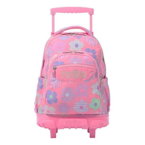 Totto Mochila Escolar Con Ruedas Para Niñas Porta Laptop 15.4 Protección Contra Impactos | 25.5 Litr multicolor G