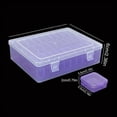 thumbnail image 2 of 30-Grid Green Plastic Storage Organizer Box with Inner & Outer Containers, 22.5x17.5x6cm, 2L Capacity - Durable New Plastic Construction for Jewelry, Beads, Hardware; Portable, Modern Design for Home, 2 of 6
