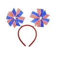 thumbnail image 2 of Decoraciones para el Día de los Caídos, decoraciones para el 4 de julio, diadema, accesorios para el cabello del Día de la Independencia, suministros para el cabello para fiestas patrióticas, lazo, de, 2 of 6