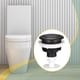 thumbnail image 5 of Botón de descarga del tanque del inodoro, botón de descarga simple, suministros para inodoros, reemplazo de lavabo negro, 5 of 8