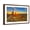 Brown Frame, variant on Art.com Saguaros at Sunset in Sonoran Desert near Phoenix. Stretched Canvas Print Wall Art, 18" x 12"