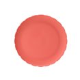 thumbnail image 3 of Mainstays 30-Piece Plastic Scalloped Dinnerware Bundle Set, Coral, 3 of 7