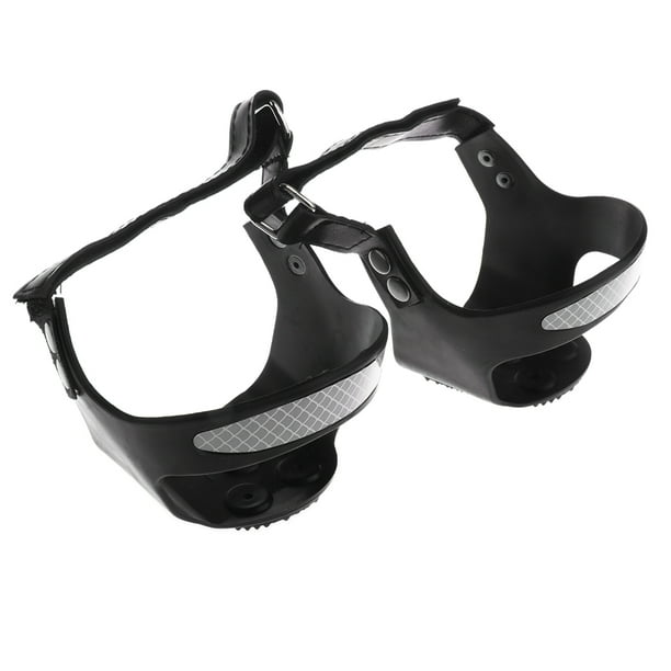 Universal Anti Ice Cleats Shoe Boot Grips Crampones Snow s Grips Tracción 5 dientes L Cola Pinzas de hielo