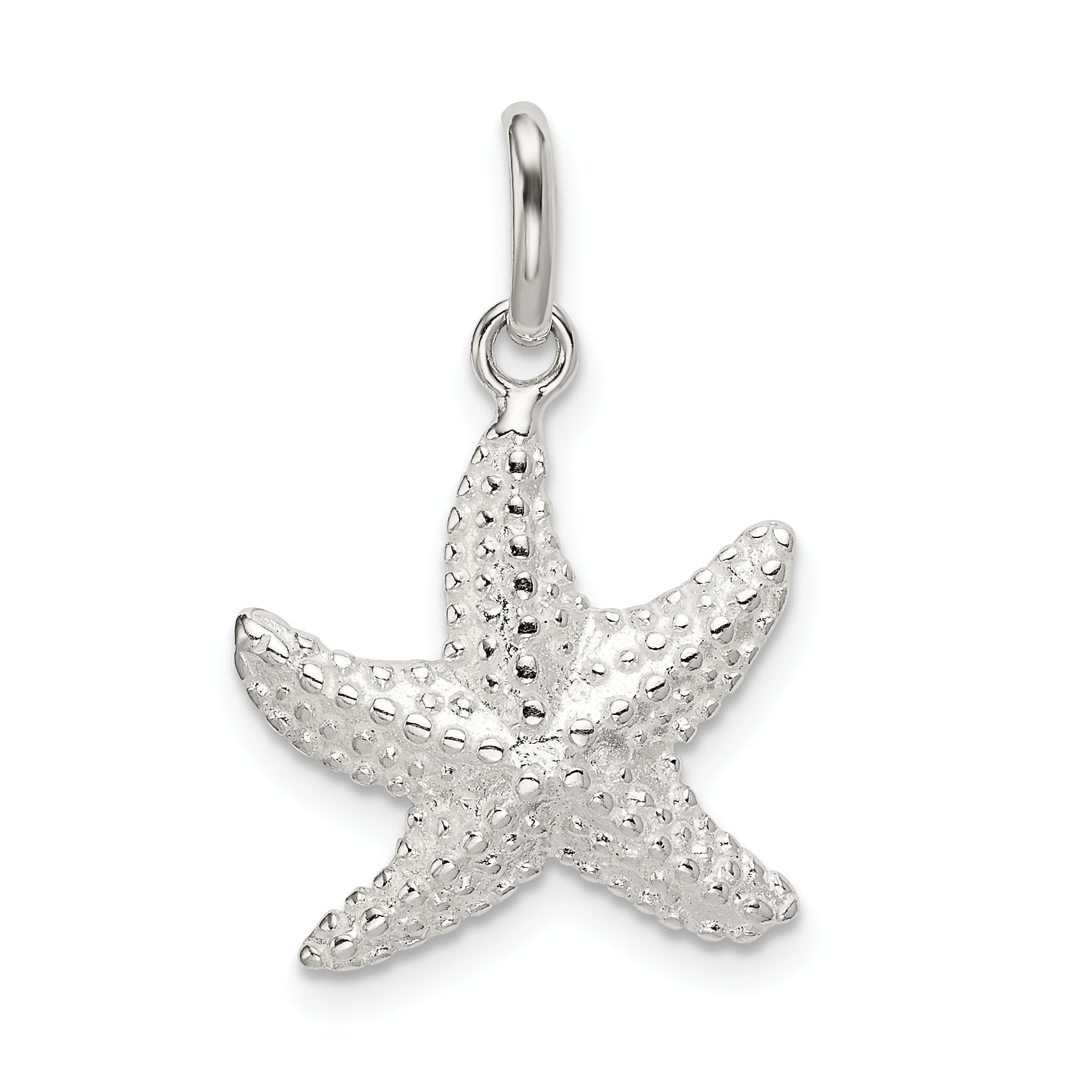FASHIONS FOREVER® 925 Sterling Silver Starfish Leverback Earrings Handmade In UK