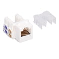 thumbnail image 4 of Acoplador De Módulo Ethernet, Módulo De Red ABS Shell CAT5 Montaje Fácil Para Comunicación De Red Para Conexión De Terminal Cergrey 5 piezas, 4 of 8