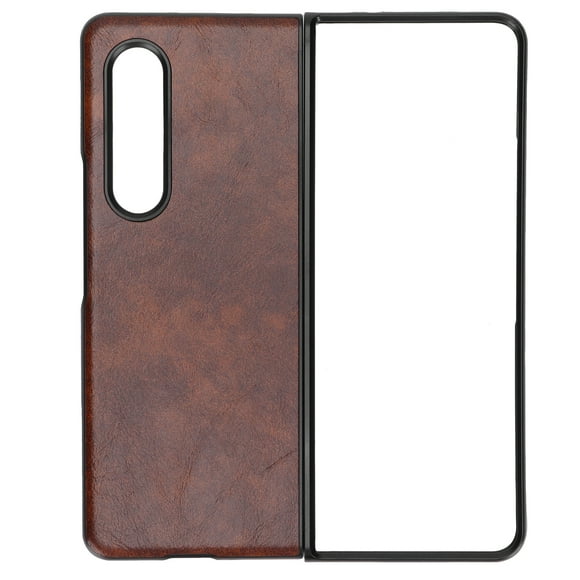 Business Leather Pattern Phone Case Shockproof Phone Cover for Samsung Galaxy Z Fold 3