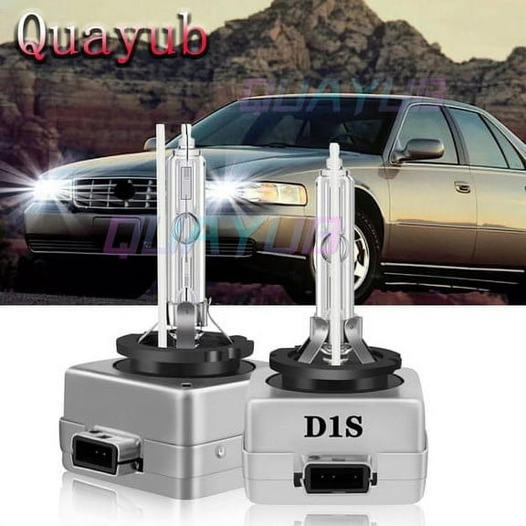 D1S HID Headlight Bulbs 35W White 6000k Bright For Cadillac Seville 2001-2004 Low Beam