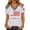 WhiteW0520&12, variant on Fabrcox 1776-2026 250th Anniversary USA Shirt Flag Print V Neck T Shirts for Women Short Sleeve Independence Day Patriotic Freedom 4th of July Womens Shirt White XXL