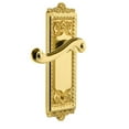 thumbnail image 6 of Grandeur Winnew_Prv_238 Windsor Solid Brass Rose Right Handed Privacy Door Lever Set -, 6 of 7
