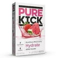 thumbnail image 2 of Pure Kick Hydrate Strawberry Watermelon Singles to Go Sugar Caffeine Vitamins Electrolytes Gluten Free Water Enhancer Hydration Powdered Drink Mix(3 Boxes-6 Packets per Box=18 Total Servings), 2 of 5