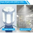 thumbnail image 3 of 30W LED Corn Light Bulb 3000 Lumen Led Corn Bulb Super Bright 5000K Daylight White E26/E27 Base LED Light Bulb for Home Garage Lighting Garage Backyard Office Household, 3 of 6