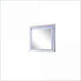 thumbnail image 5 of Bedroom Set King 4 PC with LED Lights, Matte Silver Wood | Wood | Double Dressers, 5 of 10
