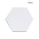 thumbnail image 2 of Hexagonal espejo etiqueta de la pared DIY plástico acrílico decorativo liso superficie reflexivo efecto autoadhesivo alto viscosidad casa plata Eigraketly HA047857-03B, 2 of 7