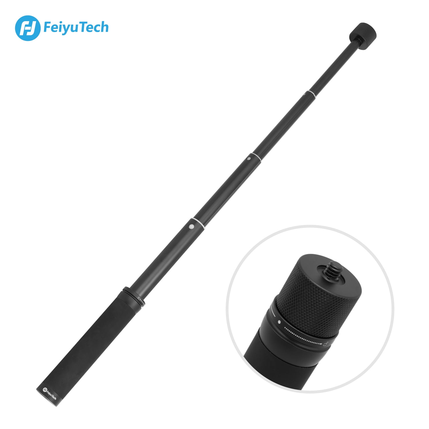 Feiyu V3 Handheld Stabilizer Extension Pole Stick Rod Bar with 1/4 Inch  Screw Mount Max.52.8cm Long Compatible with Feiyu G6/G6 Plus/SPG2/SPG/WG2/WG2X/G5GS  Gimbal - Walmart.com