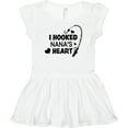 thumbnail image 3 of Inktastic I Hooked Nana's Heart with Fishing Rod Girls Baby Dress, 3 of 5