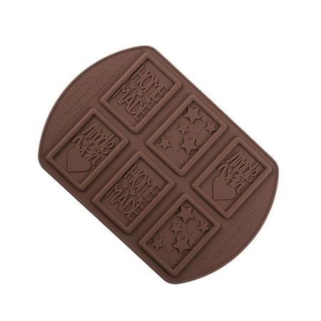 

Foaenda Christmas Chocolate Mold | Christmas Candy Baking Mould | 6 Cavities Silicone Mould Tray for Candy Chocolate Mousse Dessert DIY Soap Making