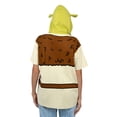 thumbnail image 4 of DreamWorks Shrek Adult Men or Women Cosplay Hooded T-Shirt Green Beige, 4 of 4