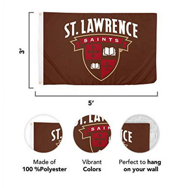 Saint Louis University Flag Billikens SLU Flags Banners 100% Polyester  Indoor Outdoor 3x5 (Style 5a)