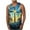 Sky Blue, variant on Mens Jesus Sleeveless T-Shirts Muscle Fit Tank Top 3D Print Cross Graphic Shirts Gym Workout Tee Shirt