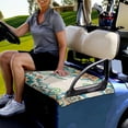 thumbnail image 3 of Yuyamidu Dragonfly Seat Covers for Golf Cart Seat Towel Golf Cart Covers 2 Passenger Golf Cart Seat Covers Dahlia Golf Cart Seat Towel Blanket Golf Cart Accessory, 3 of 5