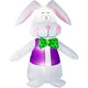 Easter 7ft Tall Airblown Inflatable - Bunny Wit