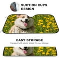 thumbnail image 4 of Car Windshield Sunshade Blocks Sun Visor Protector Welsh Corgi Dog Foldable Sun Shield For Vehicle Car Truck SUV Van 51x27.5 inches Keep Vehicle Cool, 4 of 6
