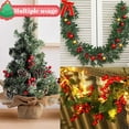 thumbnail image 4 of Christmas Red Berry Branch – 10pcs Artificial Frosted Foam Fruit Sprigs for Tree, Garland, Wreath, Table Décor – Holiday Floral Picks, 4 of 5