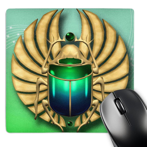 3dRose, Egyptian Scarab in beautiful colors, MousePad
