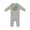 AC-Heather Grey, variant on Up to Otter Nonsense Cute and Funny Otter Baby Romper Coveralls