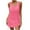 Hot Pink, variant on Summer Dresses For Women 2025 Sevevn Woman Solid Color Fashion Sleeveless V-Neck Drawstring Beach Dress