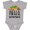 AC-Heather Grey, variant on Hello, Beaches Group of Pineapples Boys or Girls Baby Bodysuit