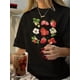 thumbnail image 1 of Camiseta con estampado geométrico de inspiración vintage para mujer - Cuello redondo informal, manga corta, algodón, lavable a máquina - Perfecta para verano y tiempo libre., 1 of 7