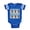 Royal Blue, variant on CafePress - FIN Peekapoo I See You - Cute Infant Baby Football Bodysuit