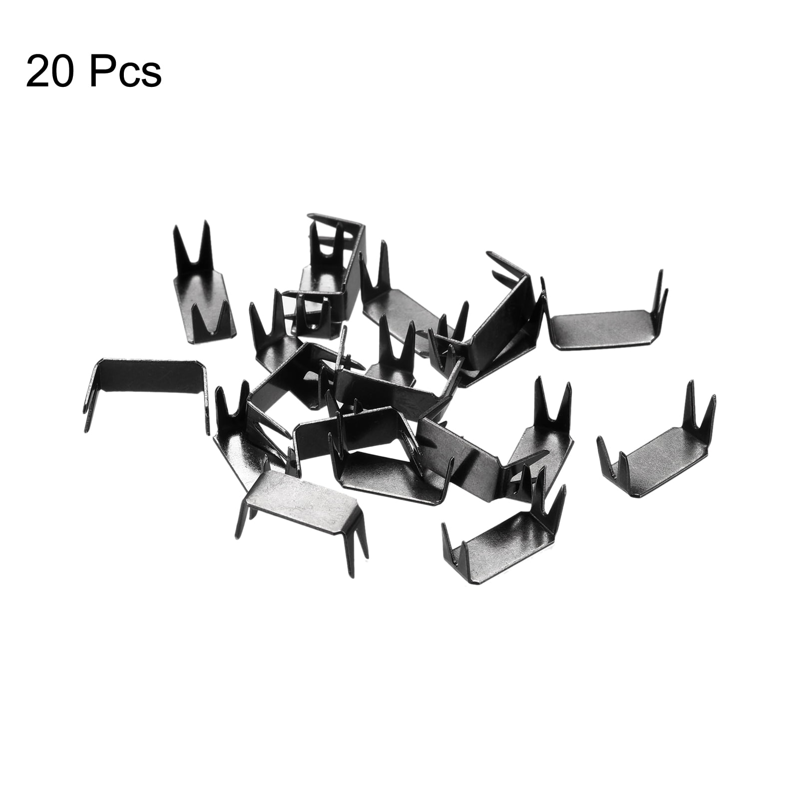 Unique Bargains Zipper Stoppers Top & Bottom Stops for Bag Zippers Rescue Repair 10x4.5mm