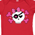 thumbnail image 4 of Inktastic Girl Pirate Skull Valentine Girls Baby Bodysuit, 4 of 5