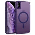 thumbnail image 1 of Funda de teléfono BENTOBEN para iPhone Xs Max con MagSafe Morado Oscuro, 1 of 9