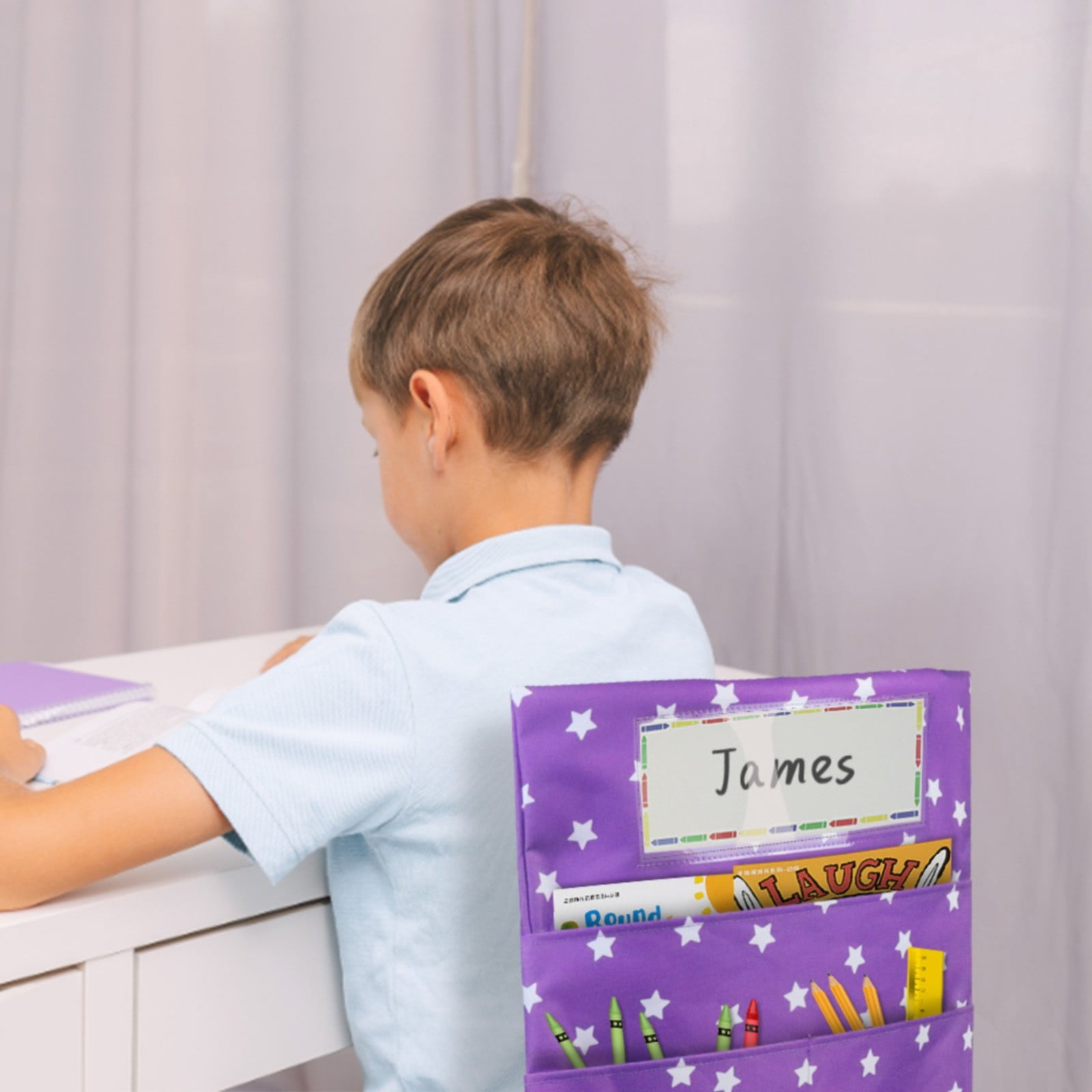 Clearance Pencil case under $20,Seat Back Pockets Storage Seat Sacks Convenient For Classroom Chairback Pocket Chair Pocket Organizer 2PC