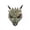 Green, variant on Decorr Halloween Rooster Animal Mask, 10 Inch Realistic 3D PU Full Face Mask, Funny Animal Cosplay Prop for Halloween Carnival Stage Party Decor Gift